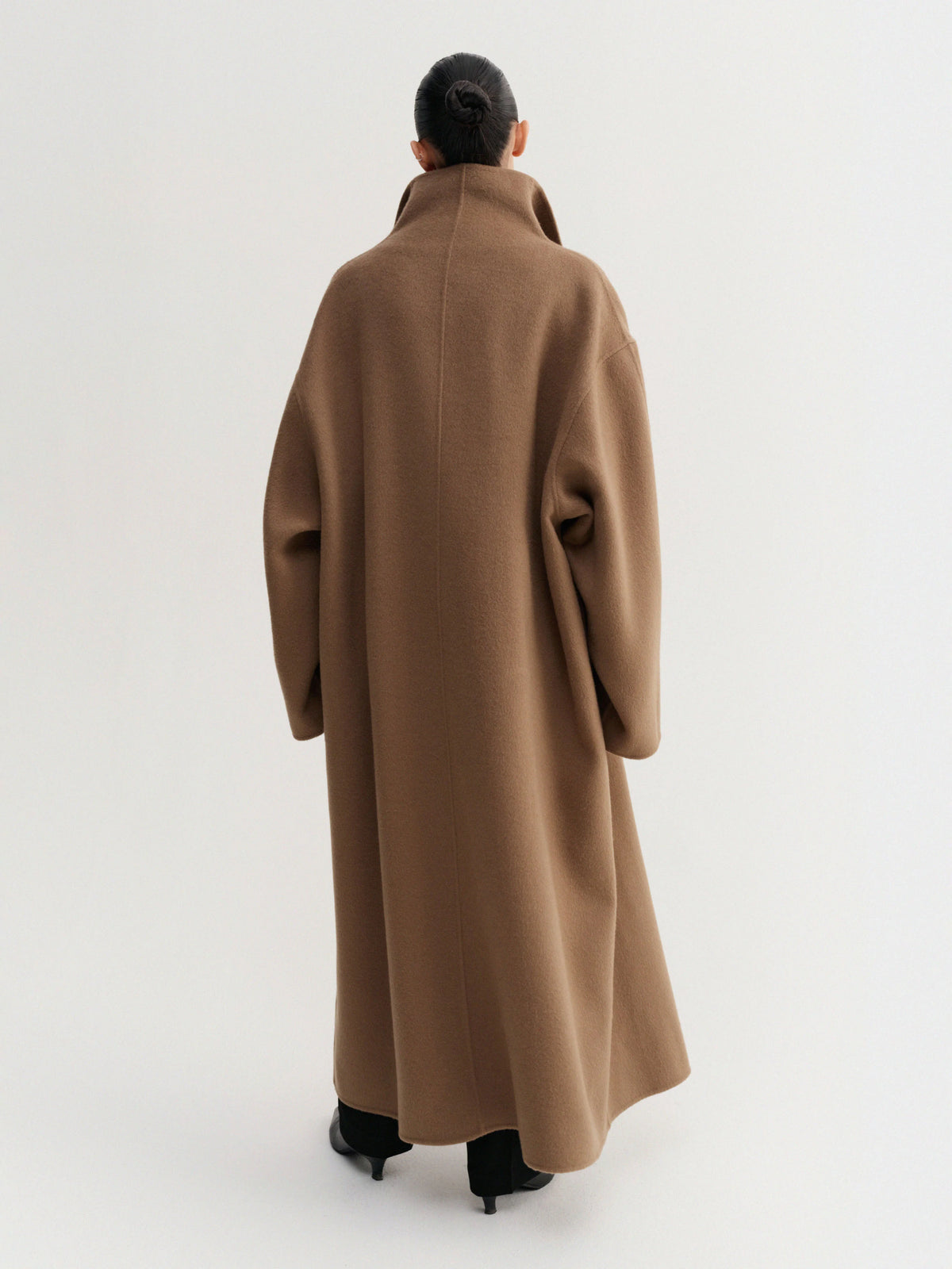 Double-Breasted Coat - Tan