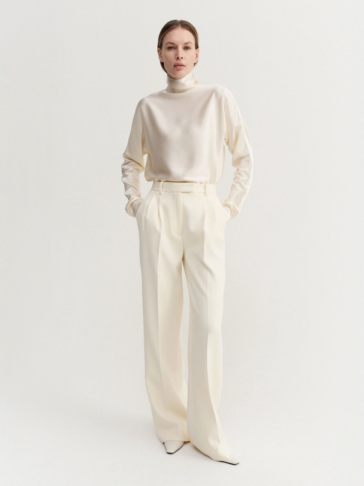 Satin Blouse - Vanilla