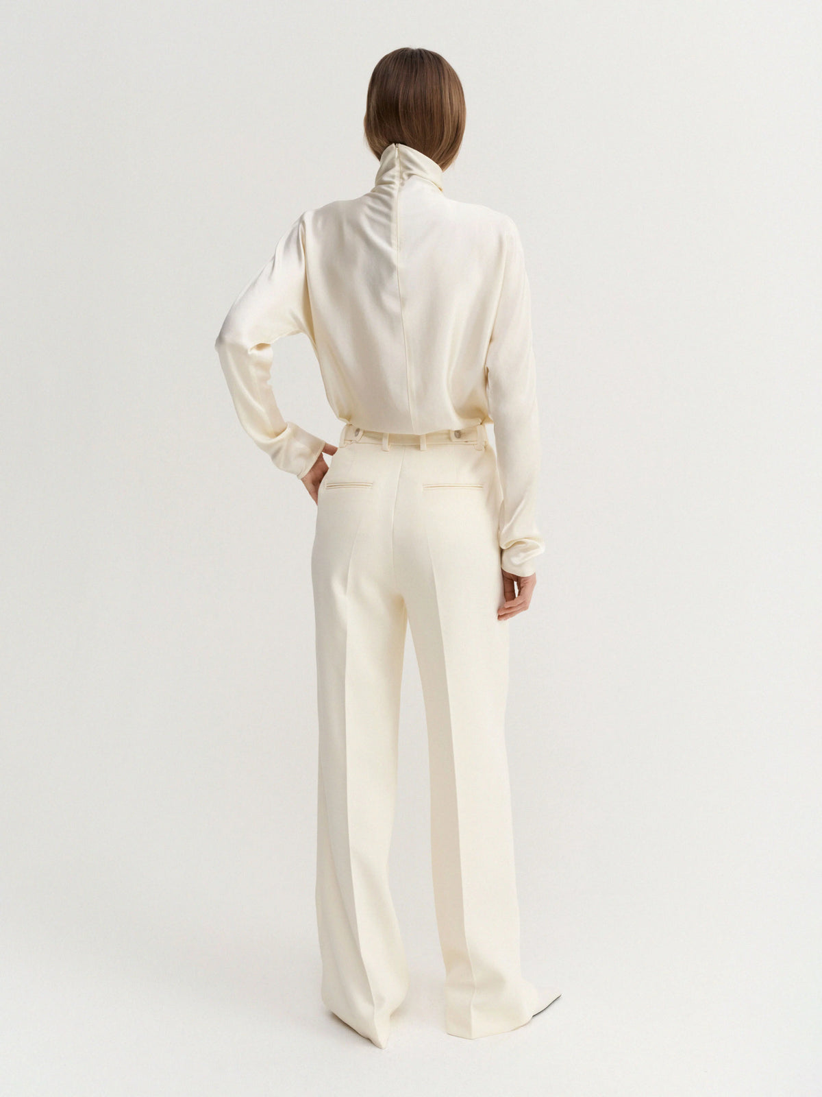 Satin Blouse - Vanilla