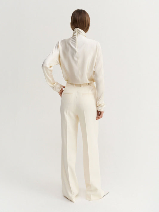 Satin Blouse - Vanilla
