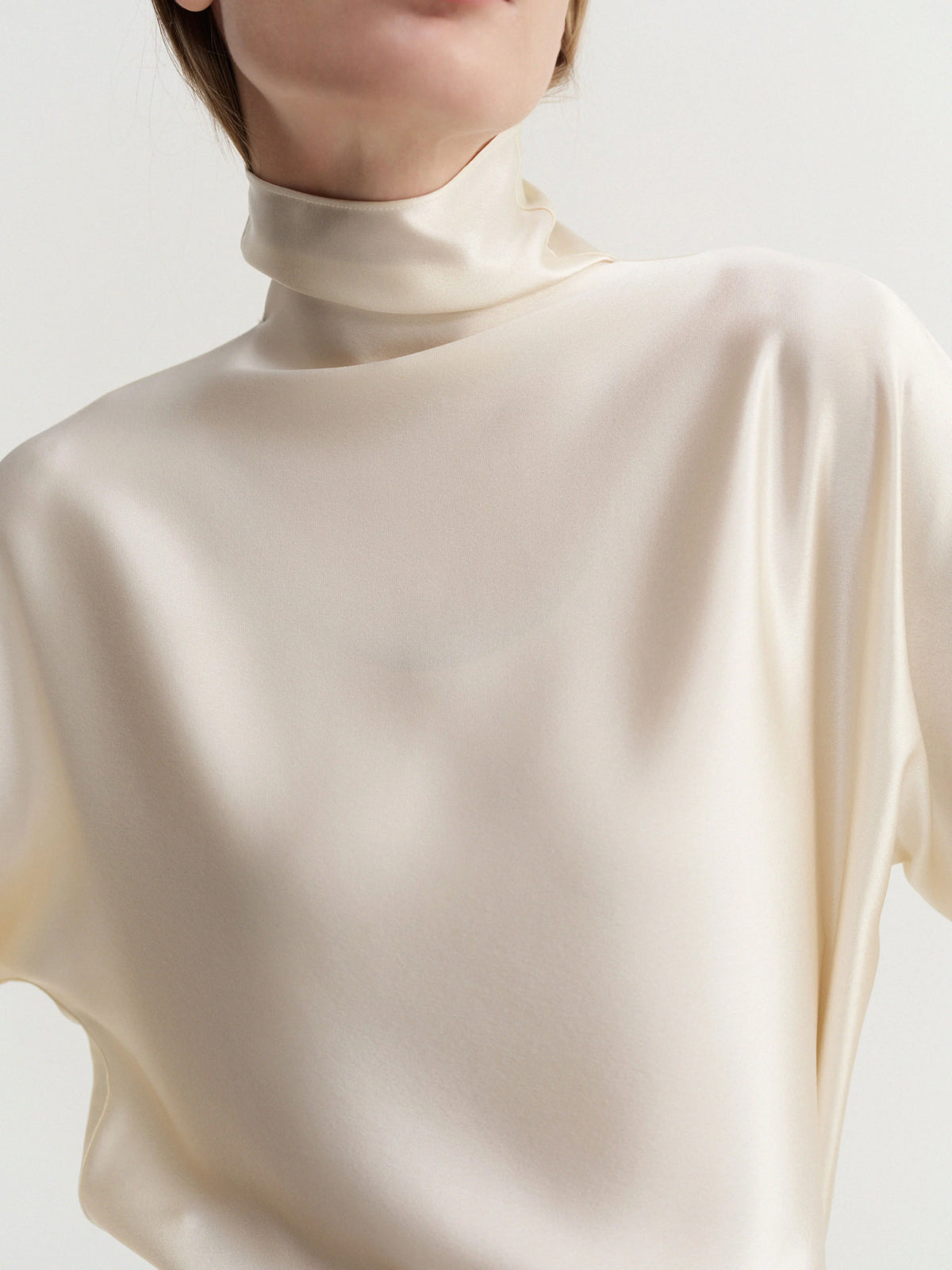 Satin Blouse - Vanilla