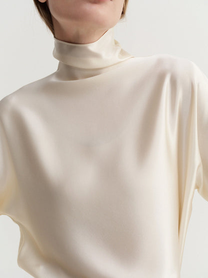 Satin Blouse - Vanilla